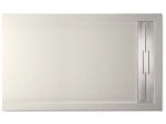 Receveur de douche caniveau, haut de gamme, Largeur 65 à 210 X 65 à 100 cm, résine pleine masse anti glissante PN24, 10 couleurs, Garantie 5 ans, Livraison rapide et offerte